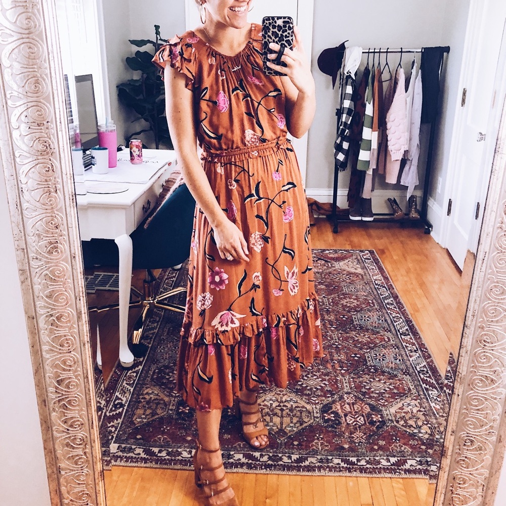 Floral Midi Dress